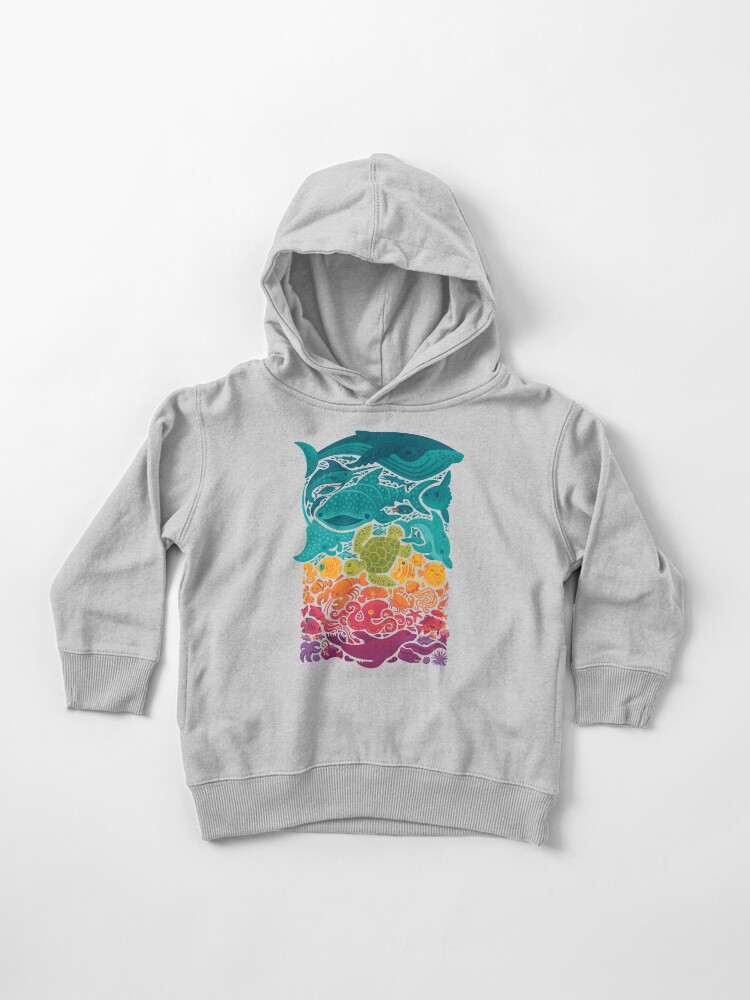 Aquatic Spectrum Toddler Pullover Hoodie for Sale by Wayne Minnis Redbubble