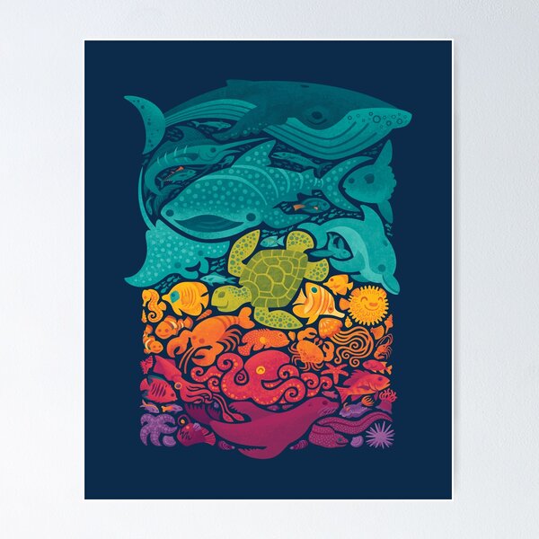 Poster: Fliegender Fisch | Redbubble