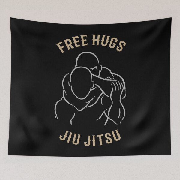 Item preview, Free Hugs Jiu Jitsu, BJJ MMA Grappling designed and sold by ChristinaMauri.