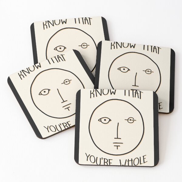Item preview, Know That You&x27re Whole Poster designed and sold by lamasuetyniod.