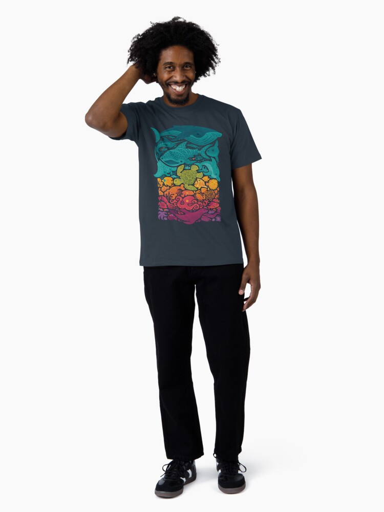 Thumbnail 3 of 4, Premium T-Shirt, Aquatic Spectrum designed and sold by Waynem79.