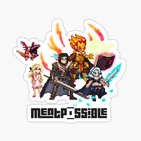 MeatPossible Characters - Epicton Kingdom Sticker