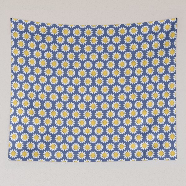 Item preview, Ethnic Pattern with your style Daisy Flowers Skyblue Tone Color designed and sold by phatsita.