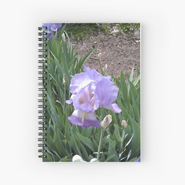 Iris Garden Spiral Notebook