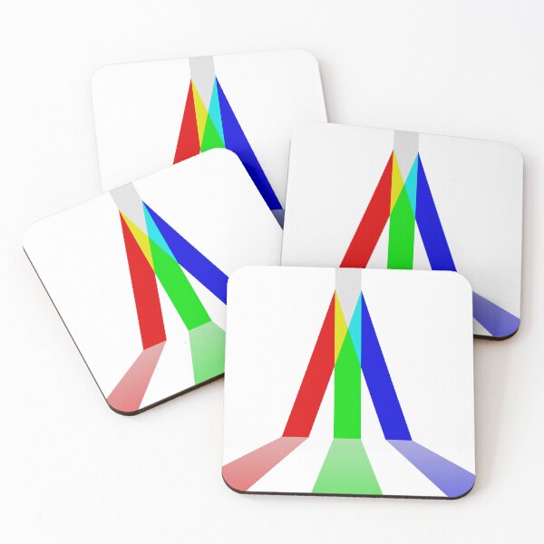 Item preview, White Beam of Light split into Primary RGB Coolers on White designed and sold by James-Cole.