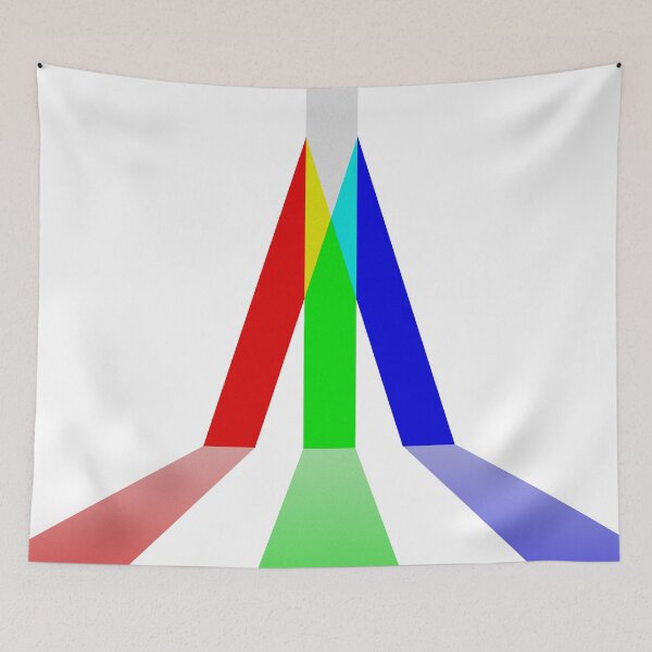 Item preview, White Beam of Light split into Primary RGB Coolers on White designed and sold by James-Cole.