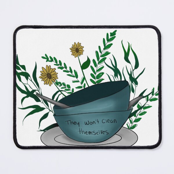 Item preview, “They won’t clean themselves “ dishes designed and sold by StudioSamanthaa.