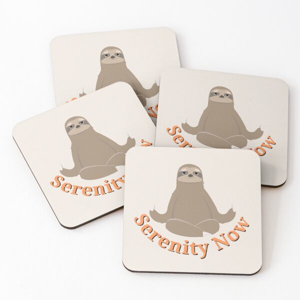 Item preview, Serenity Now Sloth designed and sold by SitcomSloth.