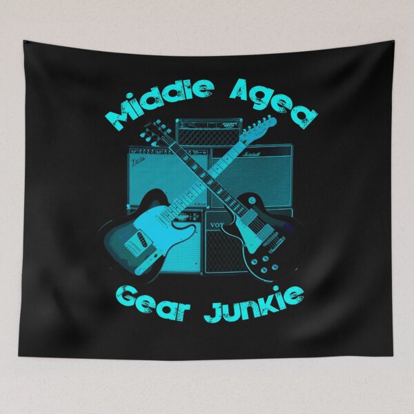 Item preview, Middle Aged Gear Junkie Logo (Blue) Classic designed and sold by LindseyWoestij.