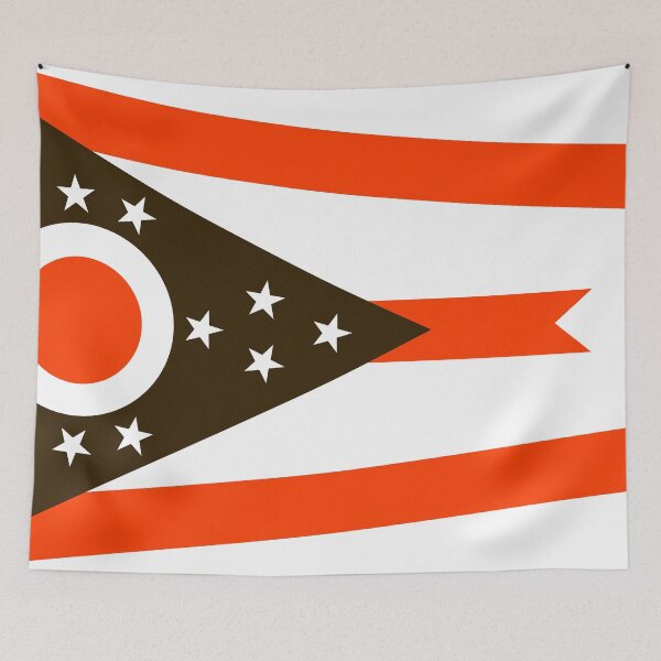 Item preview, Ohio Flag - Browns 1 designed and sold by HootMoose.
