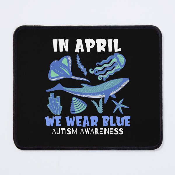 Item preview, In April We Wear Blue - Autism Awareness designed and sold by MacAndMoose.
