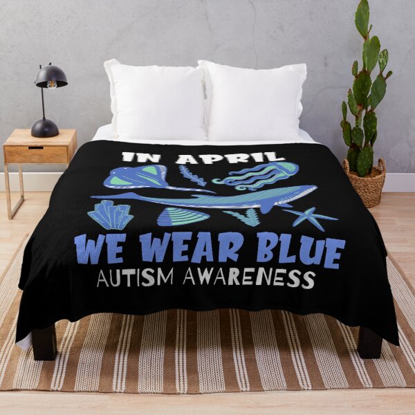 Item preview, In April We Wear Blue - Autism Awareness designed and sold by MacAndMoose.