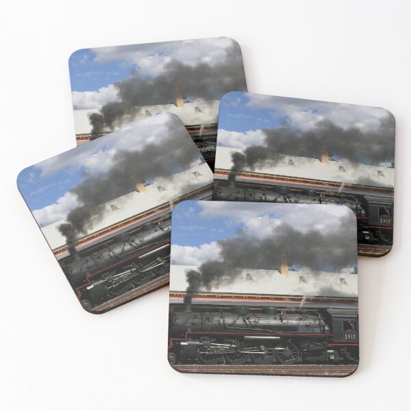 Item preview, 5917 Steam train at Queanbeyan station designed and sold by RogerRoy.
