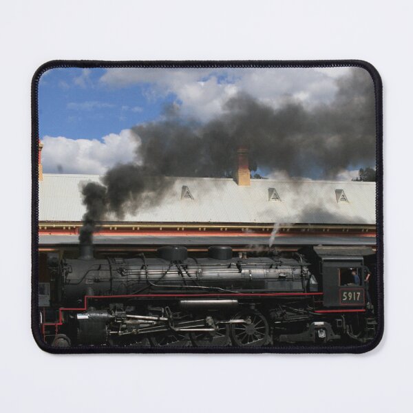 Item preview, 5917 Steam train at Queanbeyan station designed and sold by RogerRoy.