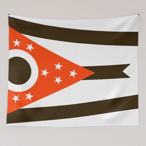 Item preview, Ohio Flag - Browns 2 designed and sold by HootMoose.