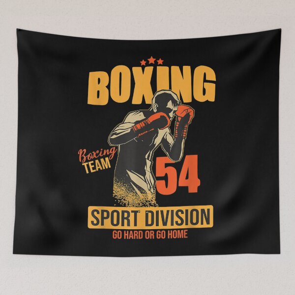 Item preview, Go Hard or Go Home Boxing Sport Club Division designed and sold by ChristinaMauri.