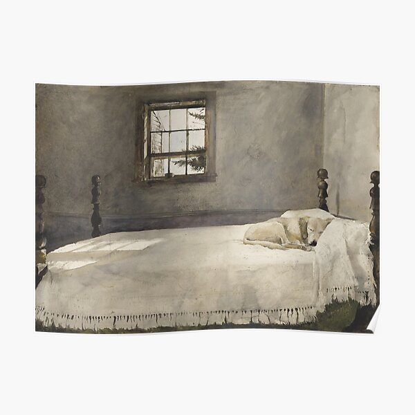 "Andrew Wyeth Master Bedroom" Poster for Sale by davislupee33 Redbubble