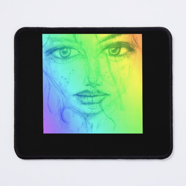 Item preview, Colourful abstract lady Classic designed and sold by LindseyWoestij.