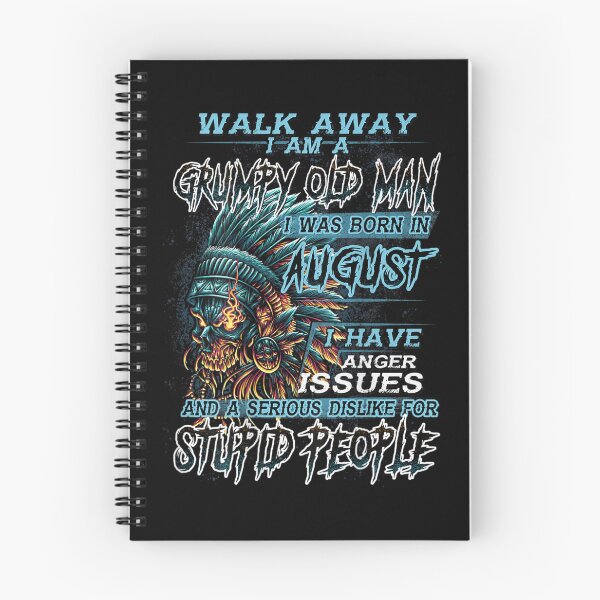 Item preview, Walk Away Im A Grumpy old man I Was born in August designed and sold by TamYork.