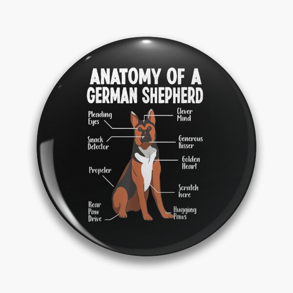 Artikelvorschau, Anatomy Of a German Shepherd Dog Mom entworfen und verkauft von TristanPierre.