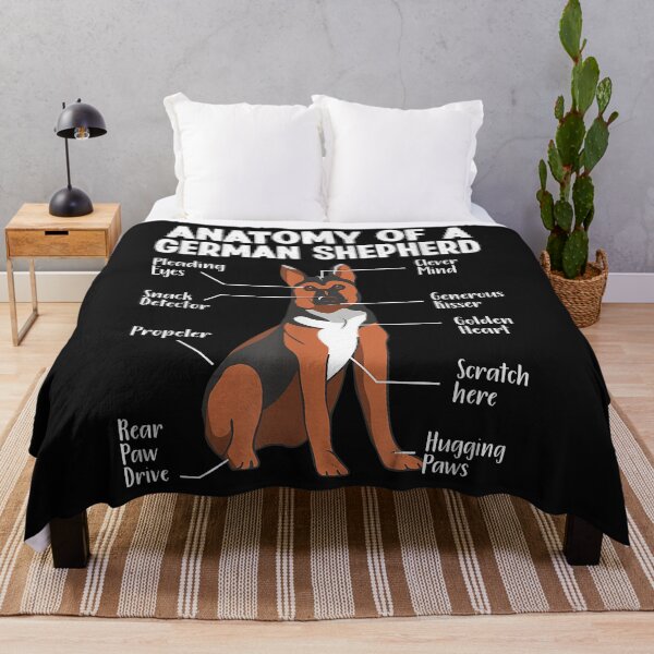 Artikelvorschau, Anatomy Of a German Shepherd Dog Mom entworfen und verkauft von TristanPierre.
