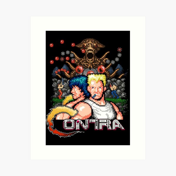 Item preview, Contra Videogame Art  designed and sold by Randall6903807.