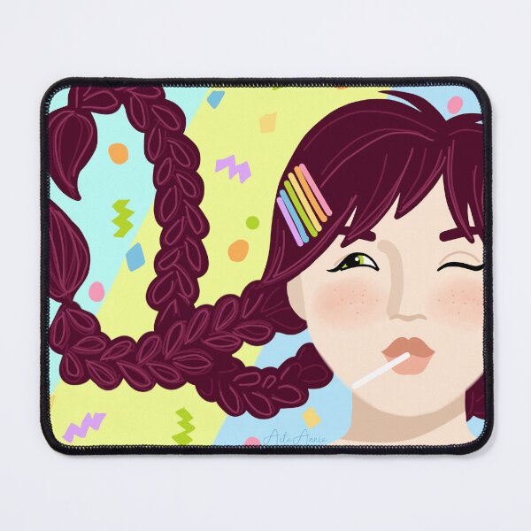 Item preview, Girl with braids designed and sold by ArteAnnie.
