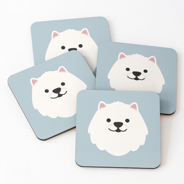 Item preview, Samoyed Cute Kawaii Dog Art designed and sold by Ann Cathrine  Ong.