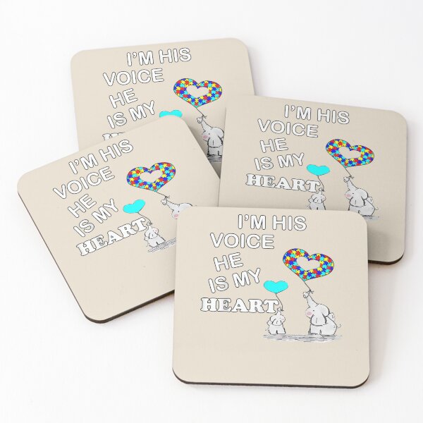 Item preview, Autism Quote I'm His Voice Support & Awareness Autistic designed and sold by VerityKingStore.