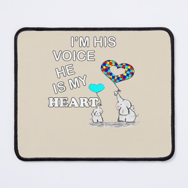 Item preview, Autism Quote I'm His Voice Support & Awareness Autistic designed and sold by VerityKingStore.