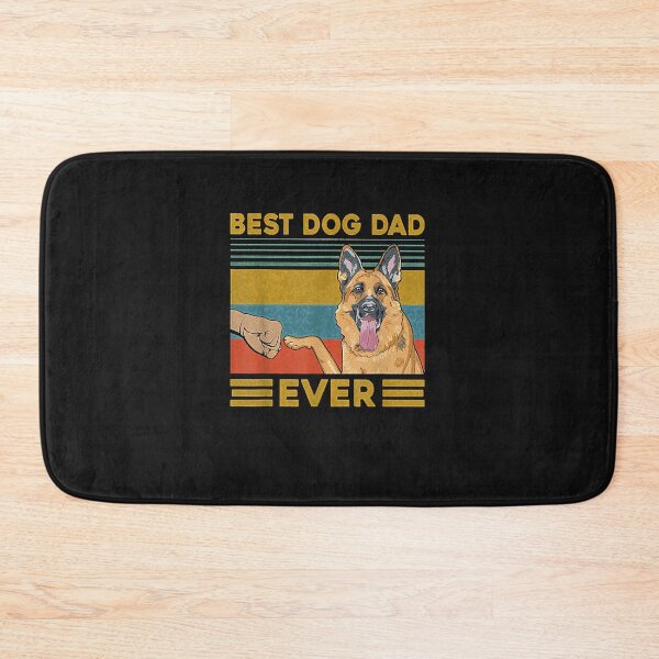 Artikelvorschau, Best Dog Dad Ever German Shepherd Retro Vintage (2) entworfen und verkauft von TristanPierre.