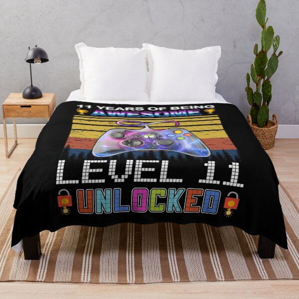 Item preview, 11 Years Of Being Awesome Level 11 Unlocked Gamer designed and sold by PansyBoyd.