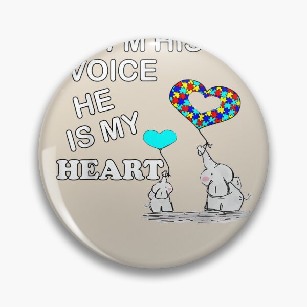 Item preview, Autism Quote I'm His Voice Support & Awareness Autistic designed and sold by VerityKingStore.