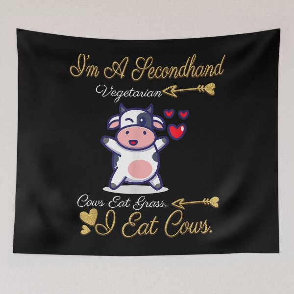 Item preview, I'm A Secondhand Vegetarian Funny Sarcasm designed and sold by KimberlyOppen.