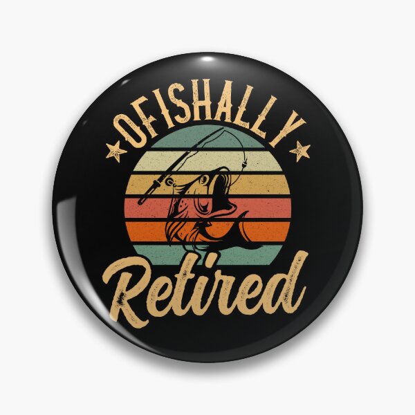 Item preview, Fishing Retro Retirement Ofishally Retired  designed and sold by ohmier.