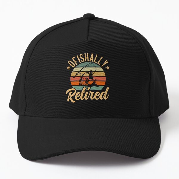 Vista previa del artículo con la obra «Pesca Retro Jubilación Ofishally Retired», diseñado y vendido por ohmier.