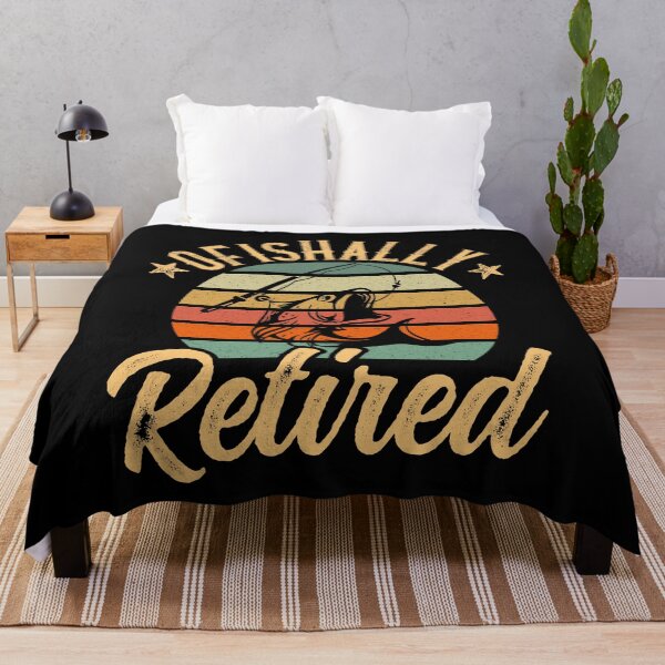 Item preview, Fishing Retro Retirement Ofishally Retired designed and sold by ohmier.