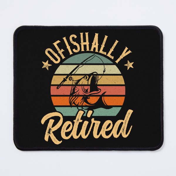 Artikelvorschau, Angeln Retro Ruhestand Ofishally Retired entworfen und verkauft von ohmier.