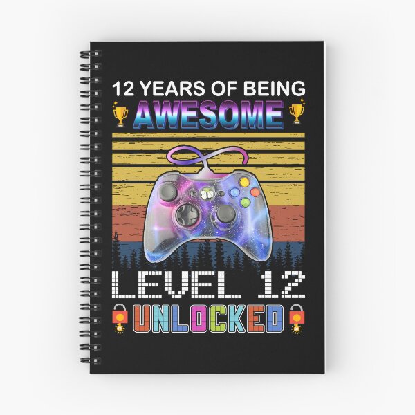 Item preview, 12 Years Of Being Awesome Level 12 Unlocked Gamer designed and sold by PansyBoyd.