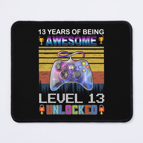 Item preview, 13 Years Of Being Awesome Level 13 Unlocked Gamer designed and sold by PansyBoyd.