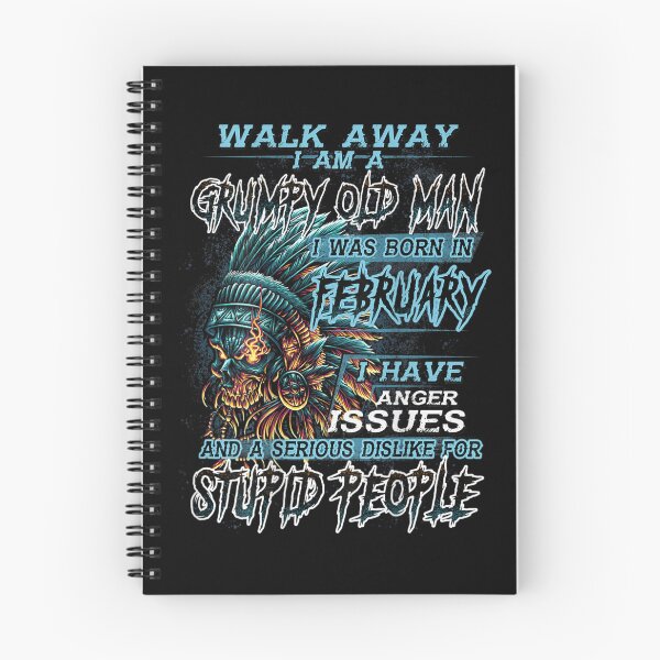 Item preview, Walk Away Im A Grumpy old man I Was born in February designed and sold by TamYork.