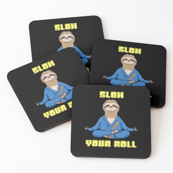 Item preview, Jiu Jitsu Slow Your Roll Sloth Brazilian Jujitsu designed and sold by KimberlyOppen.