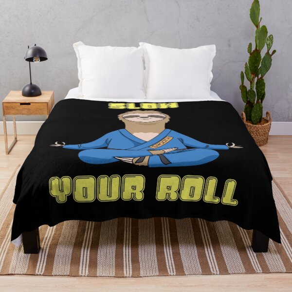 Item preview, Jiu Jitsu Slow Your Roll Sloth Brazilian Jujitsu designed and sold by KimberlyOppen.