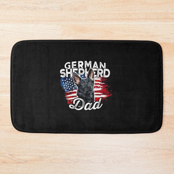 Artikelvorschau, German Shepherd Dad American Flag entworfen und verkauft von TristanPierre.