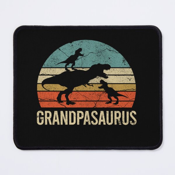 Item preview, Grandpa Dinosaur Dad Gift Funny Grandpasaurus 2 Two kids Long Sleeve T-Shirt designed and sold by CapitoSenta.