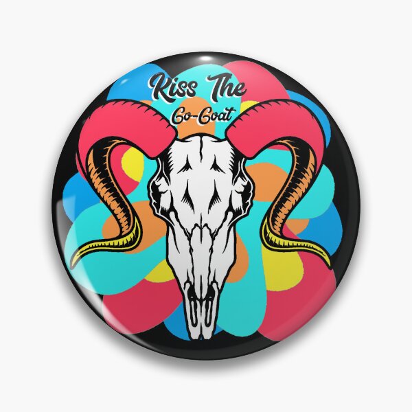 Item preview, Kiss the Go-Goat designed and sold by Lil-Bit-Batty.