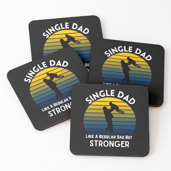 Item preview, Single Dads Retro Sunset designed and sold by RedSparkle.