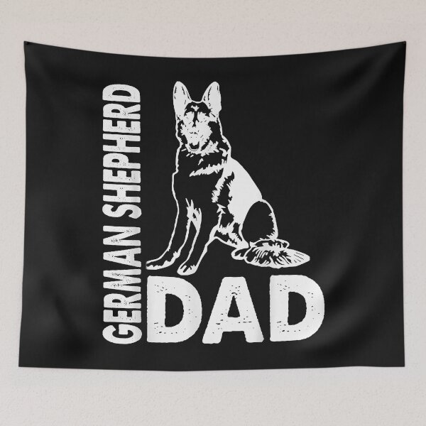 Artikelvorschau, German Shepherd Dad Tees Dog Lovers entworfen und verkauft von TristanPierre.