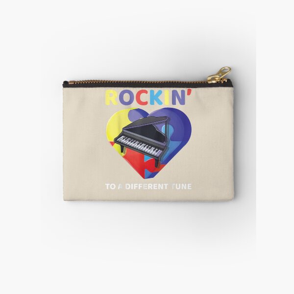 Item preview, Rockin' To A Different Tune Autism Awareness Pianist Music designed and sold by VerityKingStore.