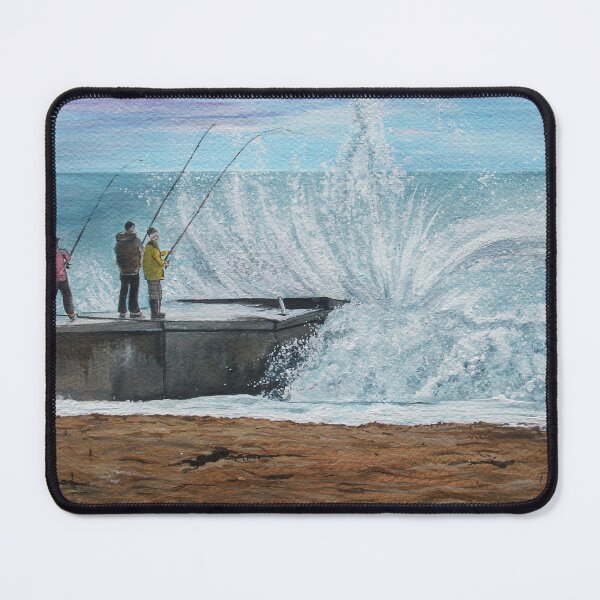Item preview, Fishing, Collaroy Beach, Australia designed and sold by Linda Callaghan.